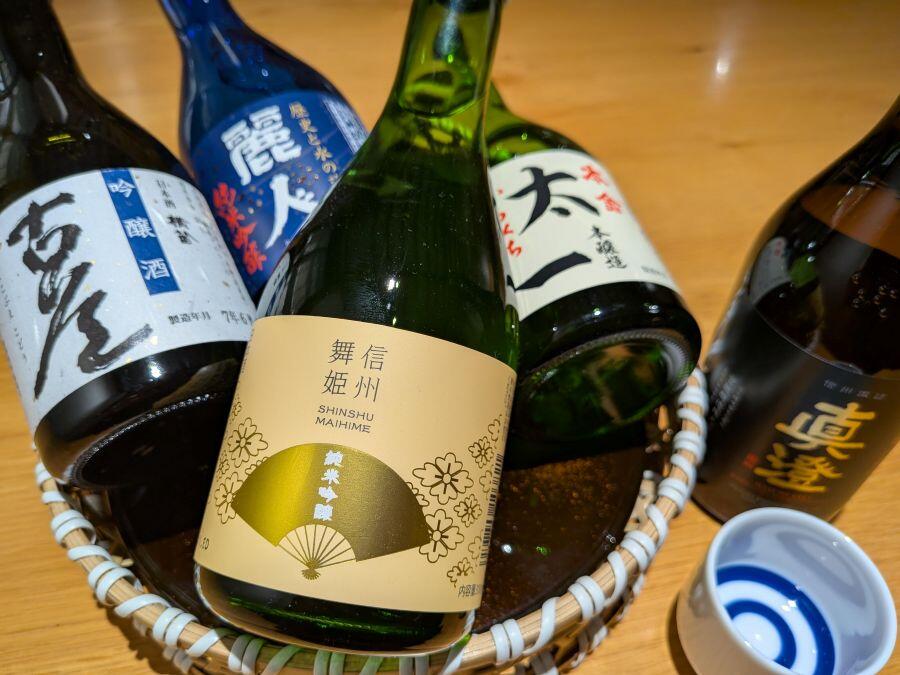 ＼諏訪湖荘で地酒探訪／五蔵地酒飲み比べおみやげ付【１泊２食】