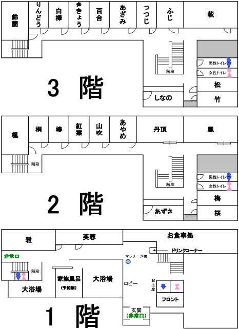 図：フロアマップ